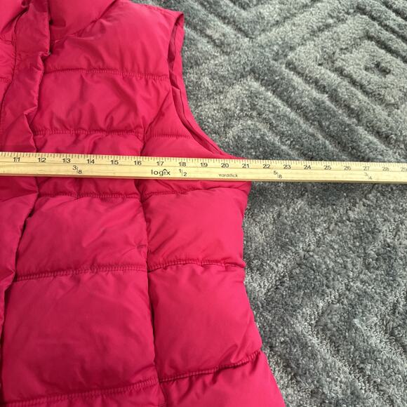 GAP Hot Pink Puffer Vest Women’s Size XL 2012 Excellent Condition Polyester - Picture 7 of 9